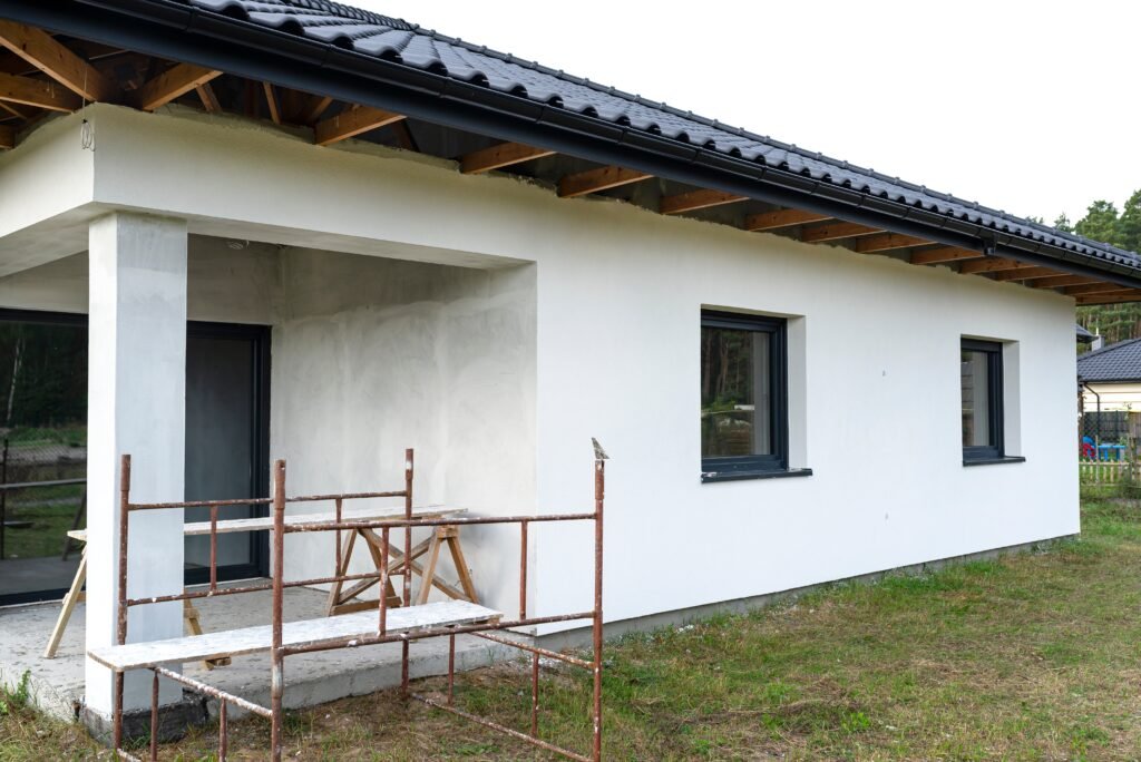 Résultat ravalement façade maison Nord Armentières après artisan PDN Renov enduit peinture façade propre soigné rénovation extérieure 59280